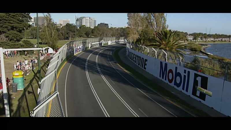 [commentator 2] Barrichello up into second place for a Brawn 1-2