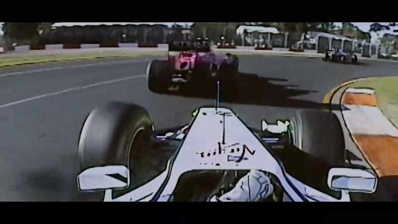 [commentator 2] He lost the back of the car