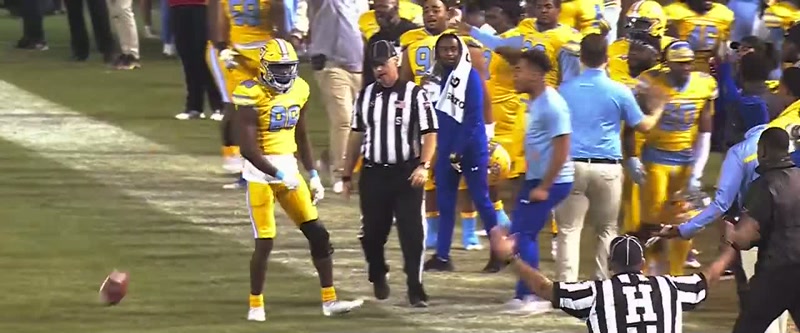 [commentator 2] Jackson State had a chance to run away with it