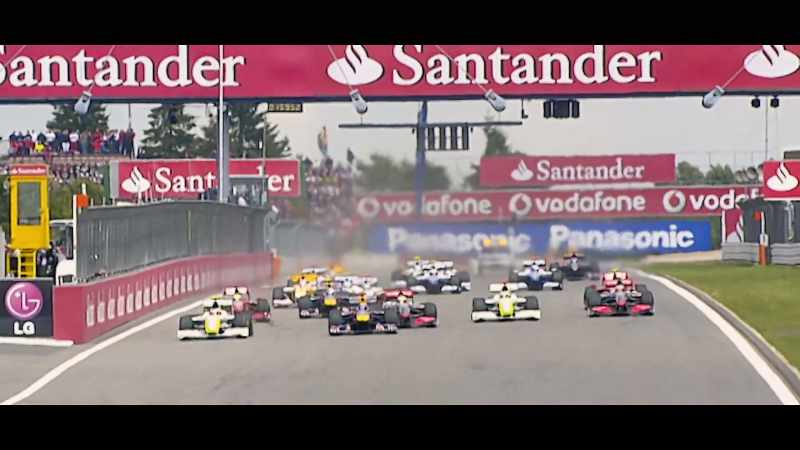 [commentator 2] Mark Webber was very aggressive