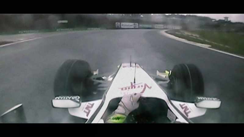 [commentator] Button had a very steady first lap