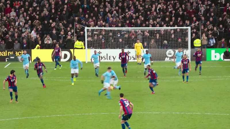 [commentator] He clattered into Kevin De Bruyne