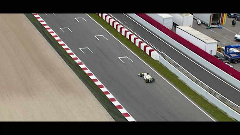 [commentator] Here is Jenson Button
