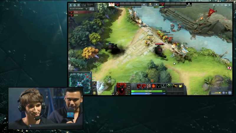 [commentator] He's dominating