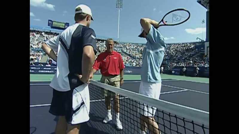 [commentator] Mardy Fish spent about a year in the Roddick house