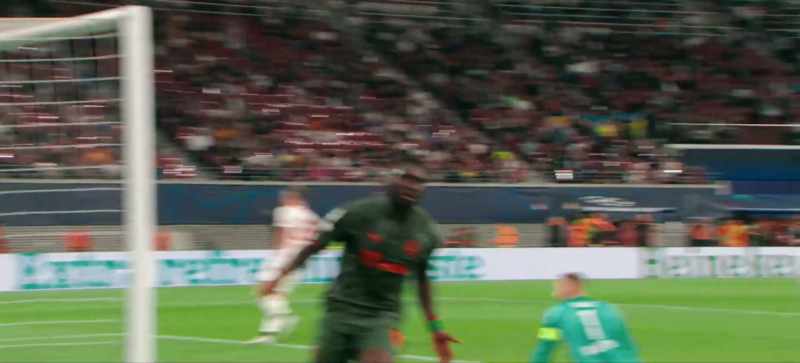 COMMENTATOR: Mudryk across