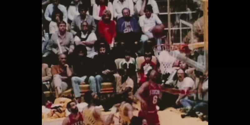 [commentator speaks indistinctly] Kareem's hurt