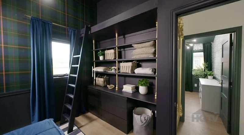 Comparing that to their upstairs bathroom