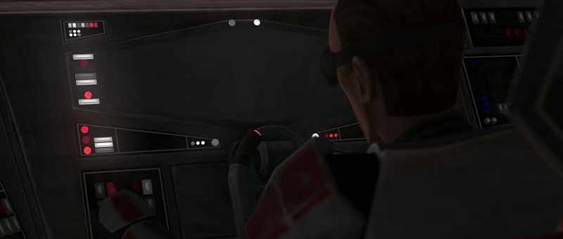 [computer beeps] - [ship powers up]