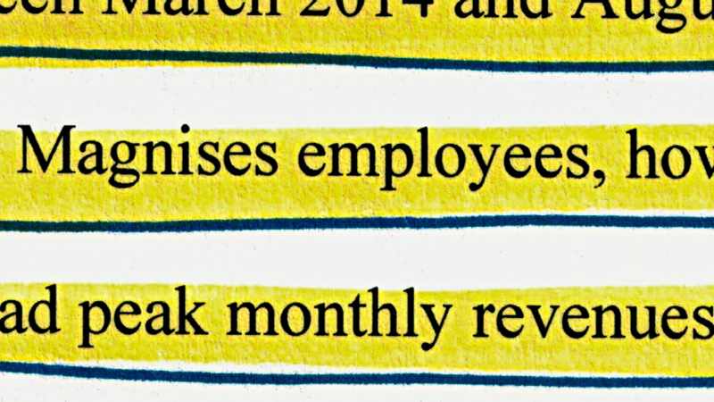 COMPUTERIZED VOICE: According to former Magnises employees