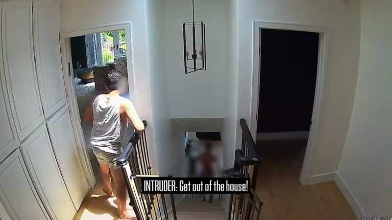 Concerned that the intruder may attack him