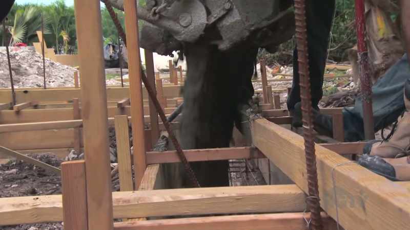 (concrete pours)