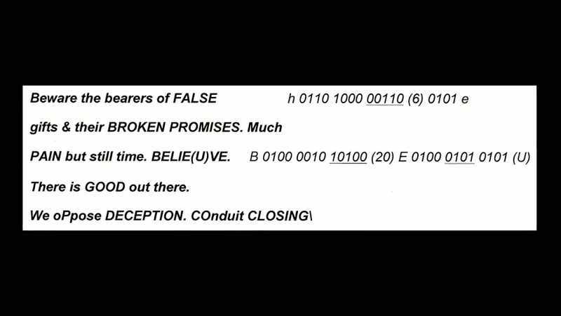 Conduit closing,