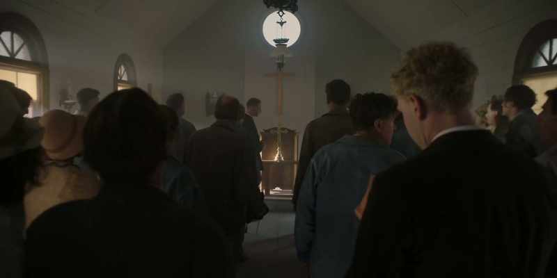 [congregation clamoring]