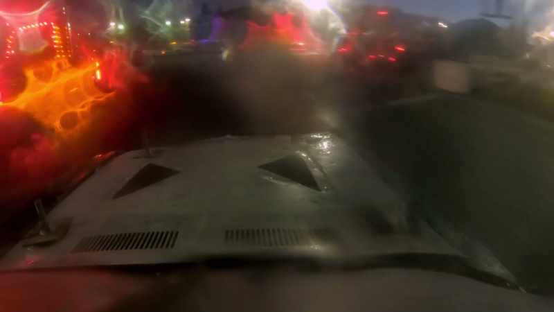 Connor Hall back into the pits
