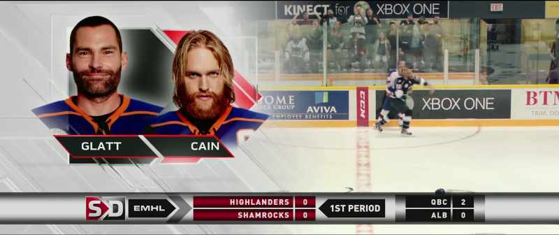 Considering this will be Glatt's first hockey game