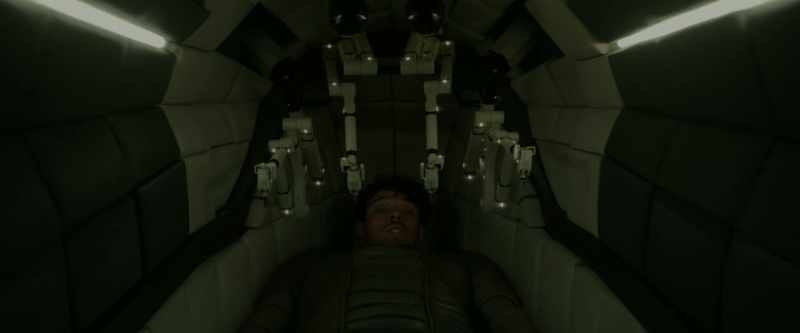 Continue to remain calm as your emergency launch suit is built