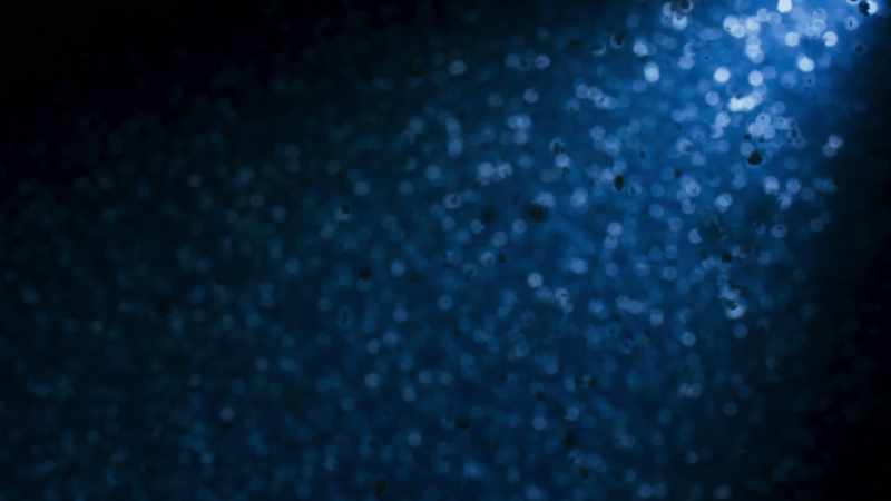 Continuous clouds of organic debris