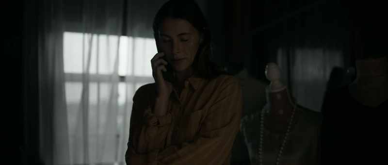 Corin Abel, I'm inside her house