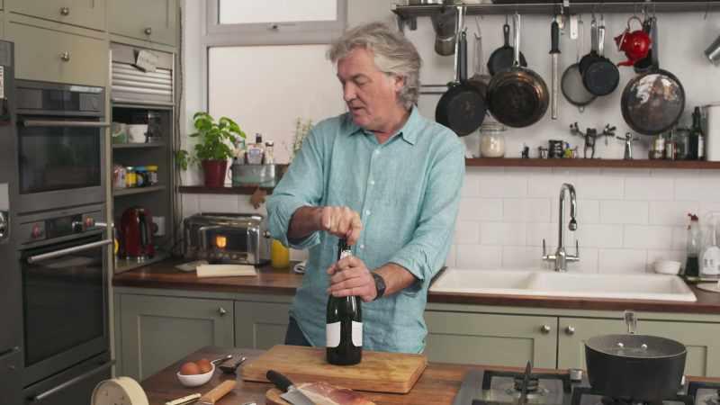 [cork pops]