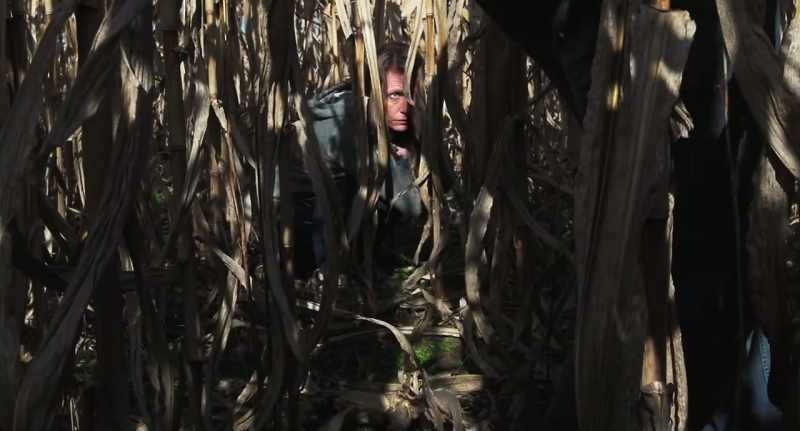 (corn husks crunch)