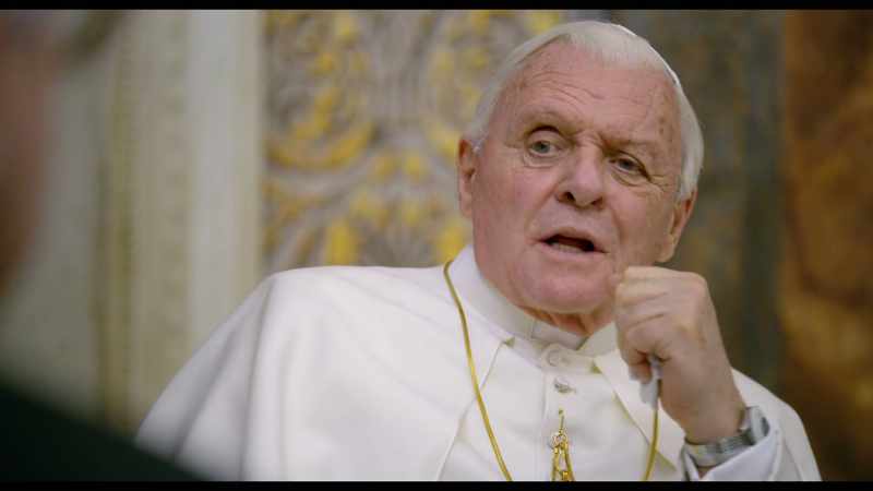 Corrects one pope by presenting the world with another pope.