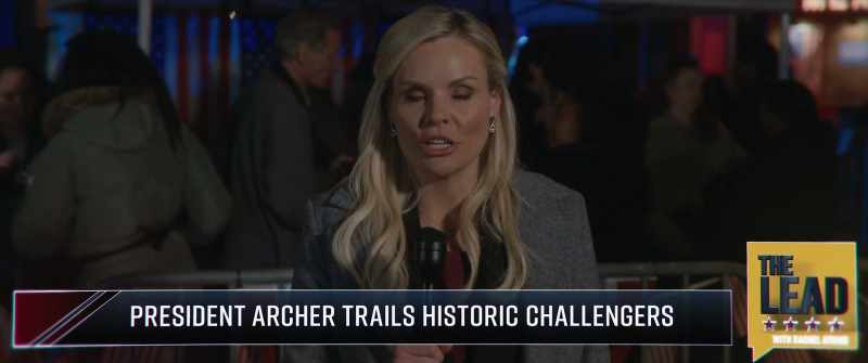 CORRESPONDENT 3 (ON TV): President Archer will need
