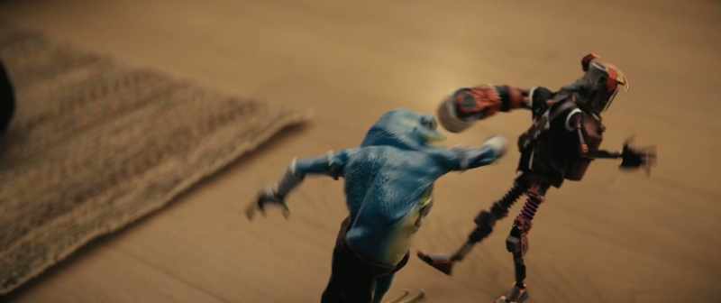 [Cory] Boom! [grunts] Again. -[cheering on video game]