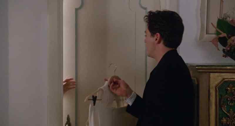 Could you hand me my dress? It's over on the window