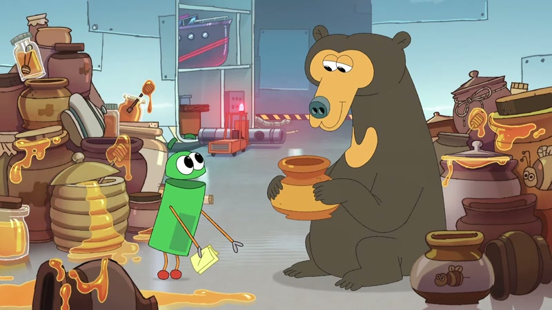 Could you please tell me how many pizza pies a bear eats?