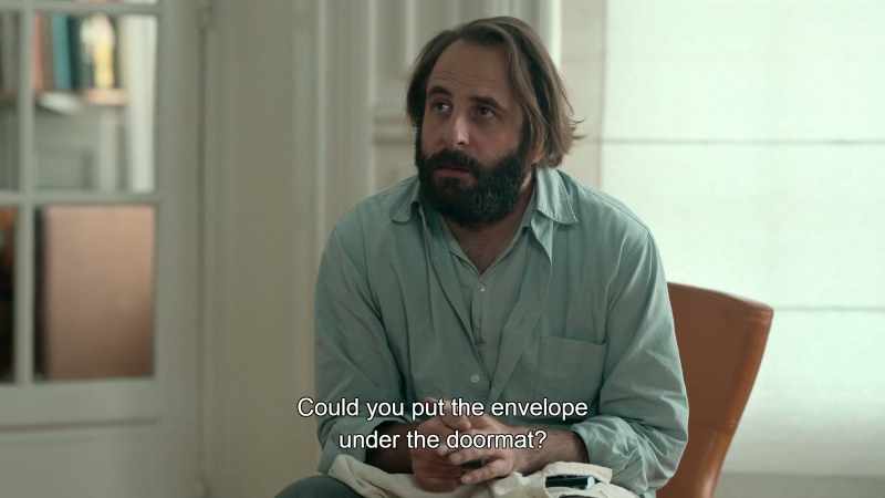 Could you put the envelope under the doormat?