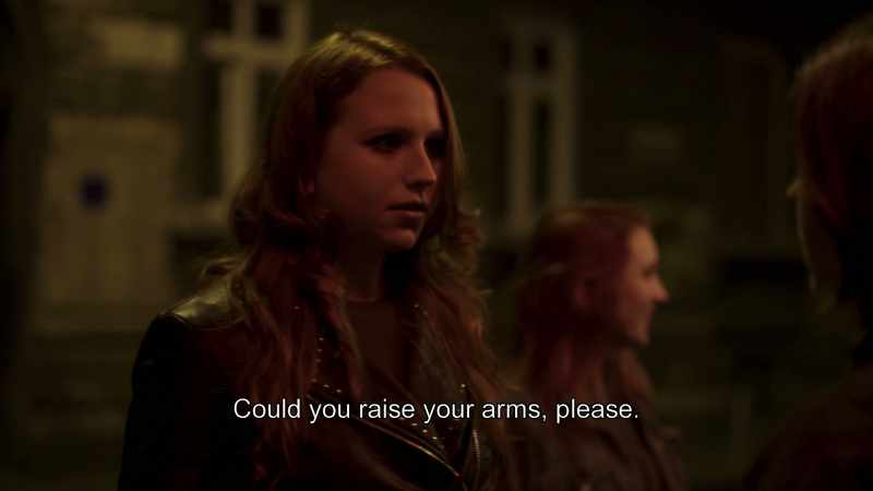 Could you raise your arms, please