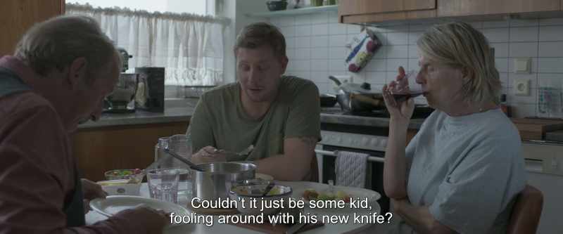 Couldn't it just be some kid, fooling around with his new knife?