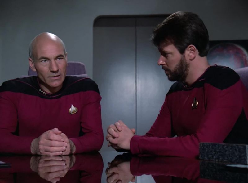 Counsellor Deanna Troi is pregnant