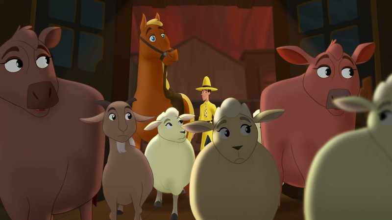 (cow moos) (lamb bleats)