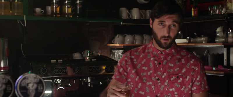 Craft bourbon cocktail with tobacco bitters