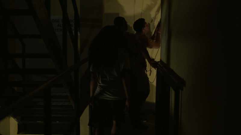 Craig: Make sure your leg's straight. -Caitlin: Don't