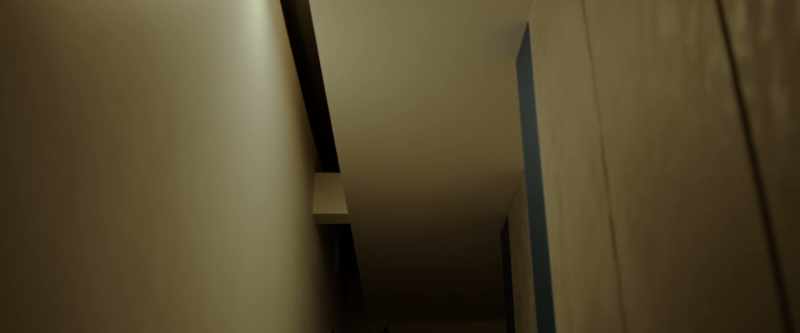 [Creaking above]