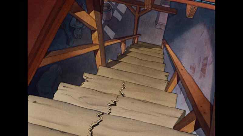 (CREAKING FADES)