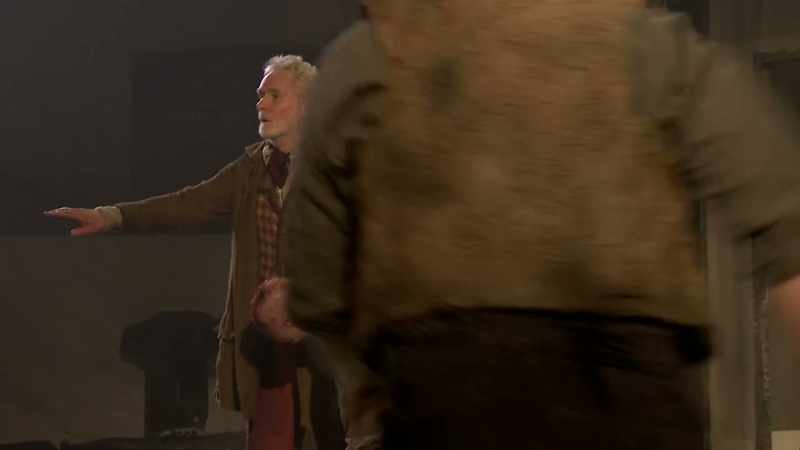 CREATURE: Mmmm... (AGATHA SCREAMS)