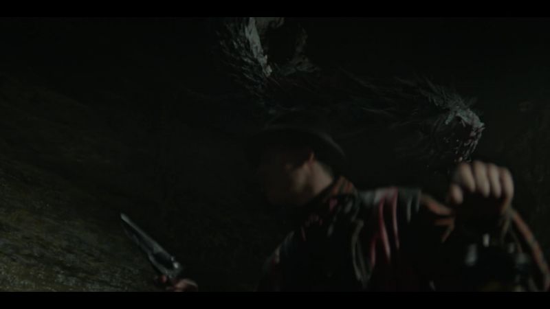 [creature snarling]
