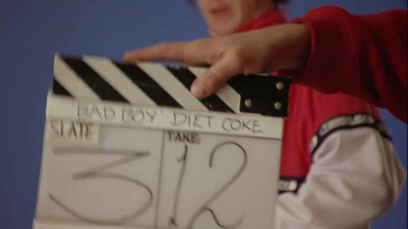 CREW: Bad Boy, Diet Coke, three, take 12. -(CLAPS)