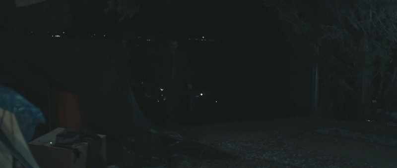 [crickets chirping] -[eerie music]