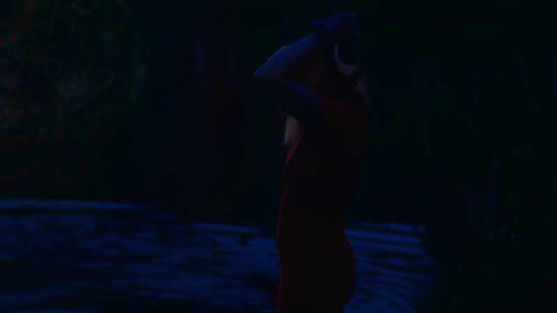 (crickets chirping) (water lapping)