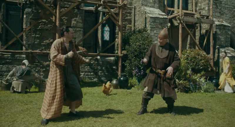 critiquing my father's horrible swordplay