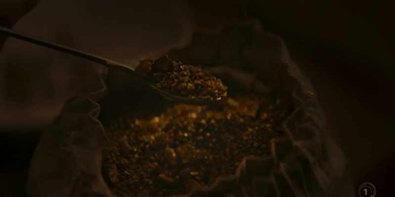 CROSBIE: That wasn't gold. She switched it out!