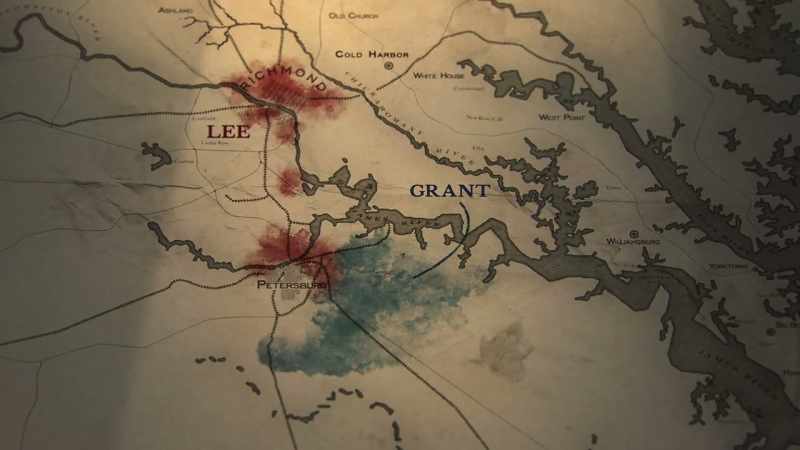 Crosses over the James, will threaten