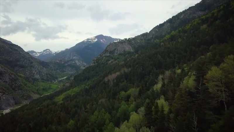 Crossing the mountain's gaping valleys also needed