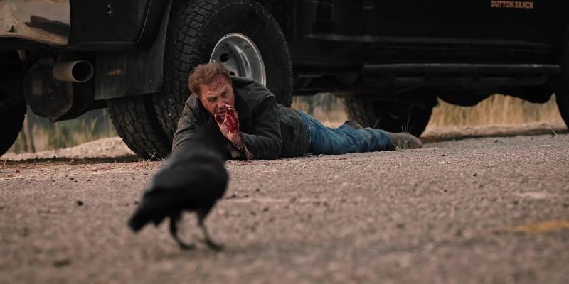 (CROW CAWING)