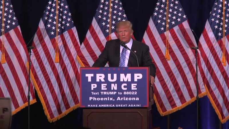 CROWD: Build the wall! Build the wall! Build the wall!